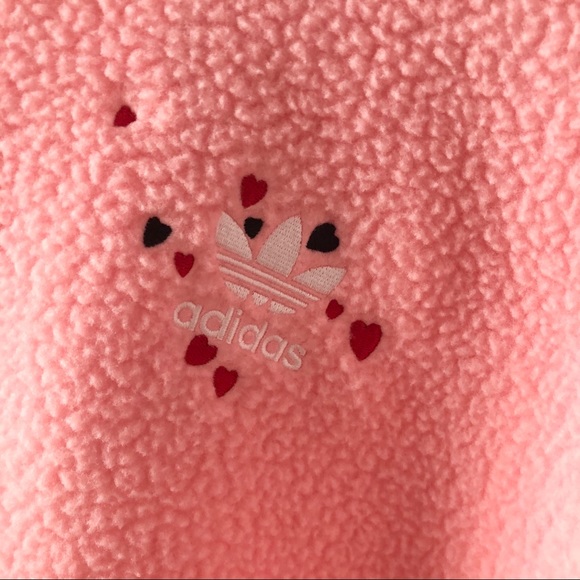 NWT Adidas Valentine's Day pullover Sweater GK7169 - Picture 4 of 8